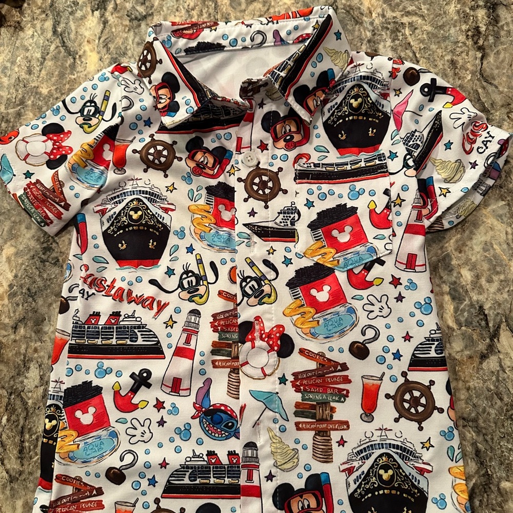 Disney Cruise Toddler Shirt Castaway Cay